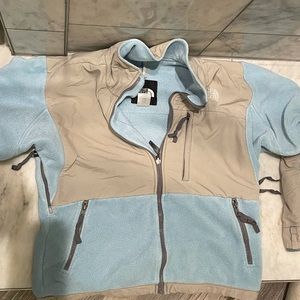 The North Face light blue jacket